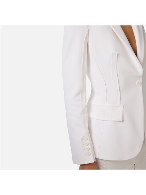 Jacket woman ivory ELISABETTA FRANCHI | GI21661E2/360